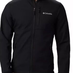 Columbia Ascender Men’s Black Softshell Jacket 2X water and wind resistant